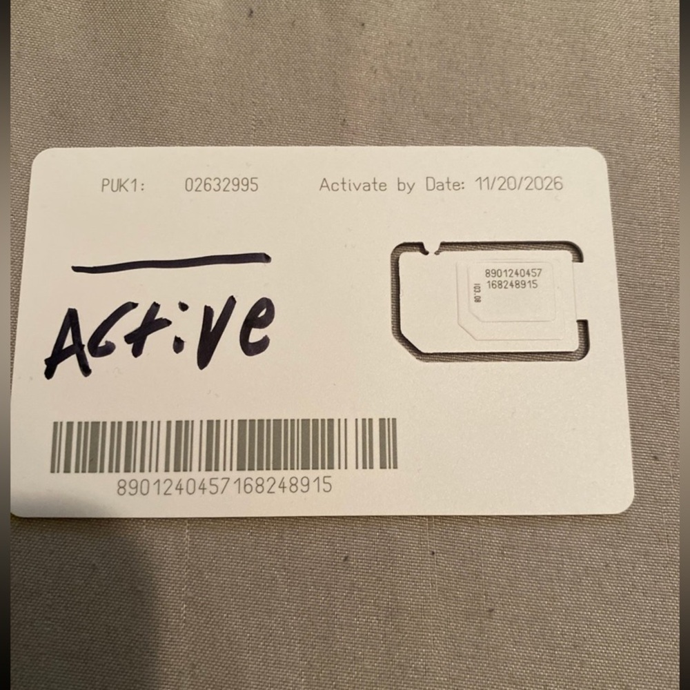 Activated Acp Lifeline Phone Sim Card